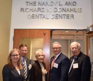 Nancy L. and Richard K. Donahue Dental Center Dedicated