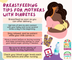 Breastfeeding tips for mothers with diabetes